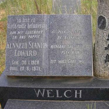WELCH Kenneth Stanton Edward 1928-1971