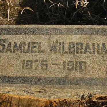 WILBRAHAM Samuel 1875-1918