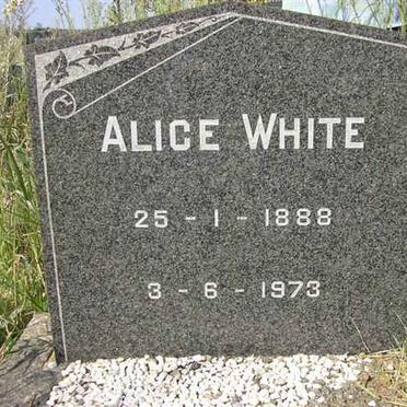 WHITE Alice 1888-1973
