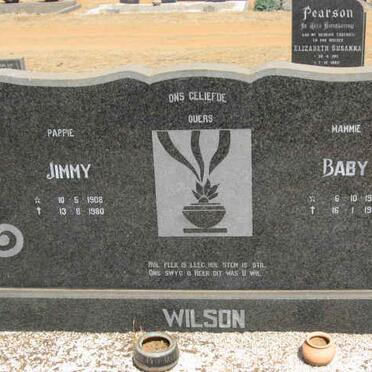 WILSON Jimmy 1908-1980 &amp; Baby 1912-1981