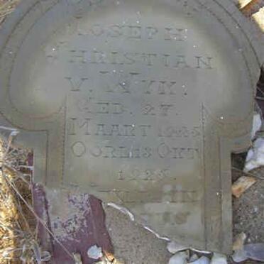 WYK Joseph Christian, van 1925-1925