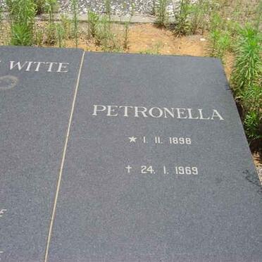 WITTE Petronella, de 1889-1969