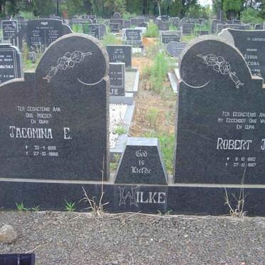 WILKE Robert J. 1882-1967 &amp; Jacomina E. 1889-1967