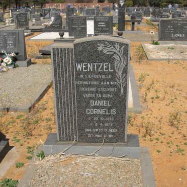 WENTZEL Daniel Cornelis 1893-1979