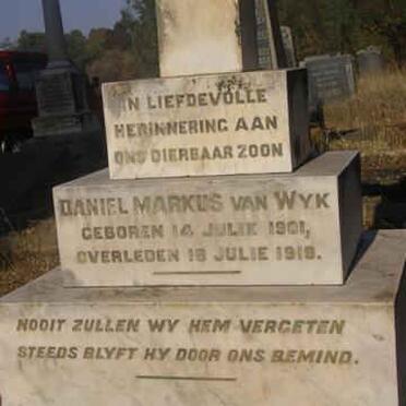 WYK Daniel Markus, van 1901-1919