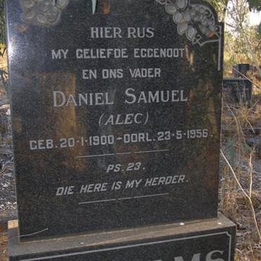 WILLIAMS Daniel Samuel 1900-1955