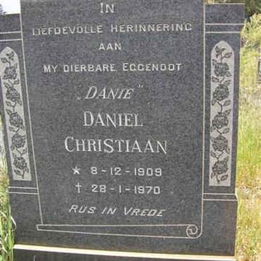 ZYL Daniel Christiaan, van 1909-1970
