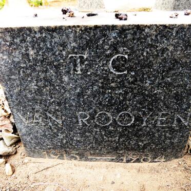 ROOYEN T.C., van 1915-1984