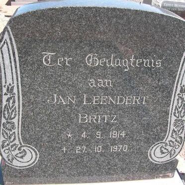 BRITZ Jan Leendert 1914-1970
