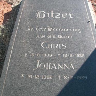 BITZER Chris 1906-1988 &amp; Johanna 1902-1989