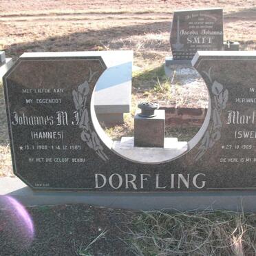 DORFLING Johannes M.J. 1908-1985 &amp; Martha J. 1909-