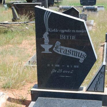 ERASMUS Bettie 1918-1972