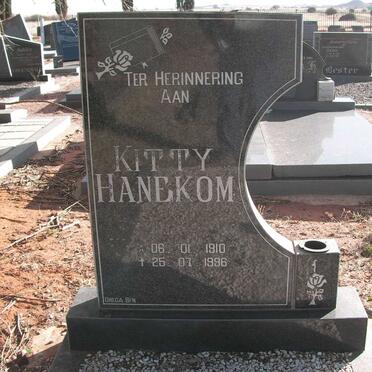 HANEKOM Kitty 1910-1996