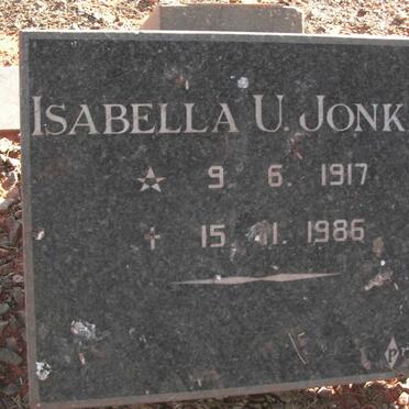 JONKER Isabella U. 1917-1986