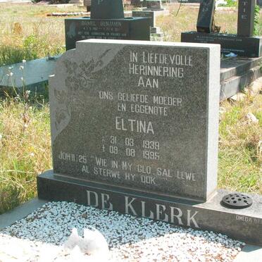 KLERK Eltina, de 1939-1995