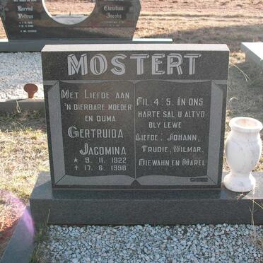 MOSTERT Gertruida Jacomina 1922-1998