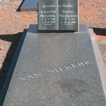 NIEKERK Johannes Hendrik, van 1910-1979 &amp; Sophia Wilhelmina 1917-2007