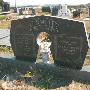 SMIT Frans Johan Jacob 1910-1994 &amp; Hester Elizabeth Wilhelmina 1918-