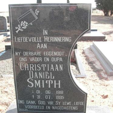 SMITH Christiaan Daniël 1918-1995