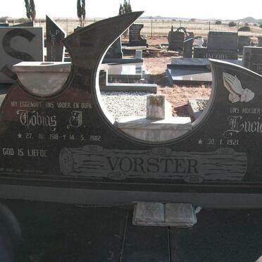 VORSTER Tobias J. 1918-1982 &amp; Lucia H. 1921-