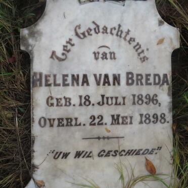 BREDA Helena, van 1896-1898
