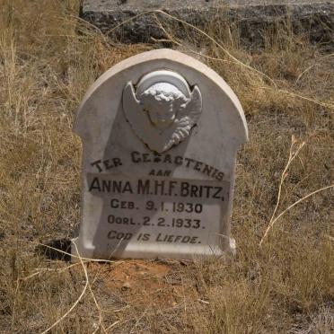 BRITZ Anna M.H.F. 1930-1933