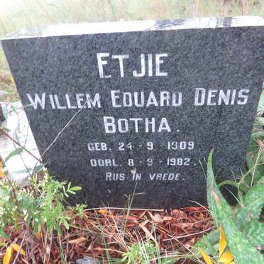 BOTHA Willem Eduard Denis 1909-1982