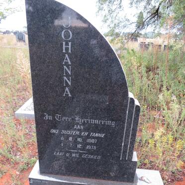 BUYS Johanna 1907-1975