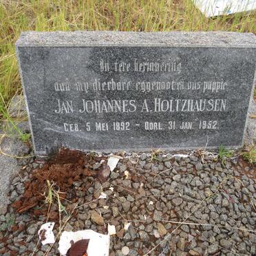 HOLTZHAUSEN Jan Johannes A. 1892-1952
