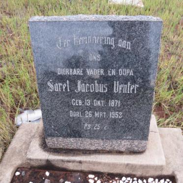 VENTER Sarel Jacobus 1871-1953