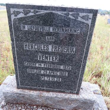 VENTER Hercules Frederik 1873-1950