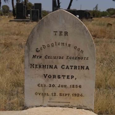 VORSTER Hermina Catrina 1856-1924