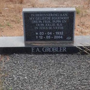 GROBLER F.A. 1932-2004