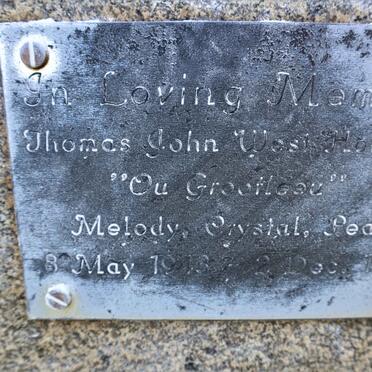 HOLLAND Thomas John West 1943-1998