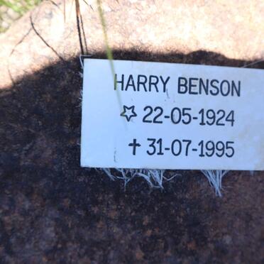 BENSON Harry 1924-1995 