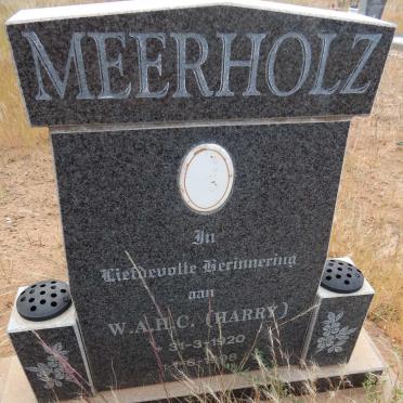 MEERHOLZ W.A.H.C. 1920-1998