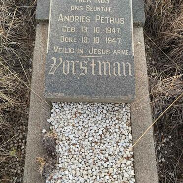 VORSTMAN Andries Petrus 1947-1947