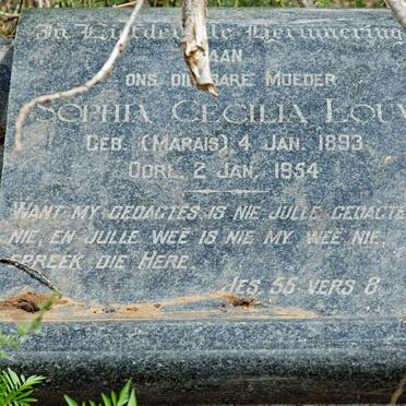 LOUW Sophia Cecilia nee MARAIS 1893-1954