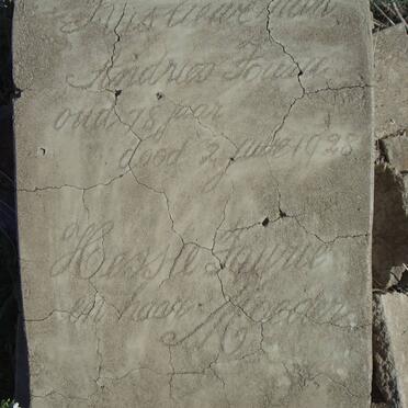 FOURIE Andries -1928