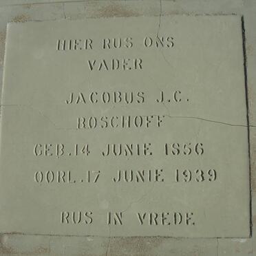 BOSCHOFF Jacobus J.C. 1856-1939