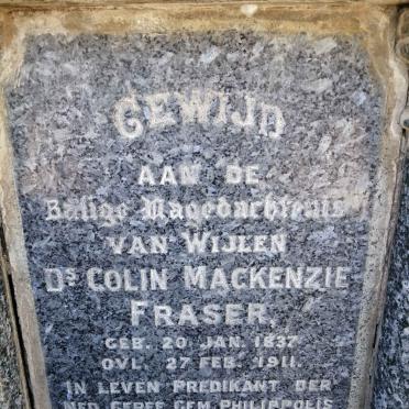 FRASER Colin Mackenzie 1837-1911