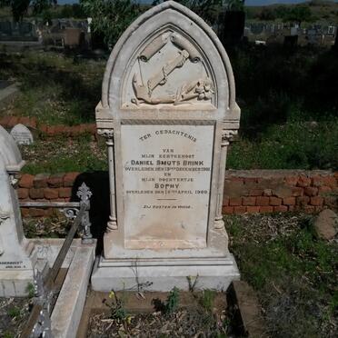 BRINK Daniel Smuts -1901 :: BRINK Sophy -1900