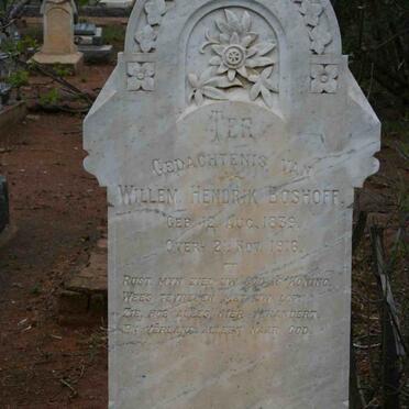 BOSHOFF Willem Hendrik 1839-1916