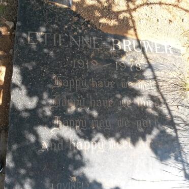 BRUWER Etienne 1918-1978