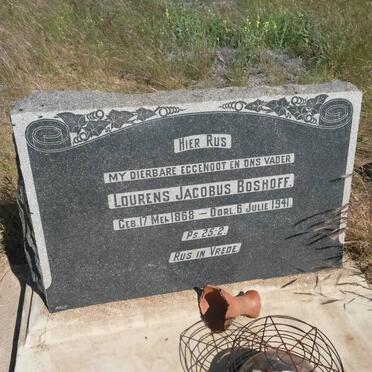 BOSHOFF Lourens Jacobus 1868-1941