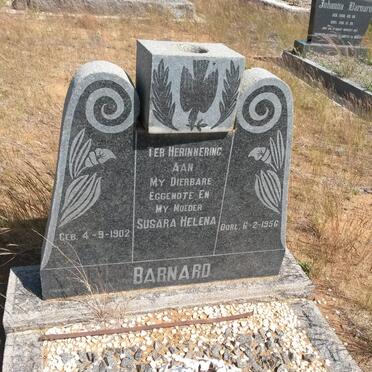 BARNARD Susara Helena 1902-1956