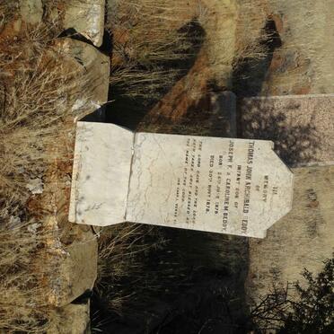 BEDDY Thomas Johan Archibald 1878-1878