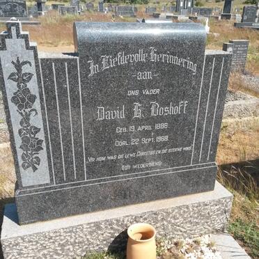 BOSHOFF David H. 1886-1968