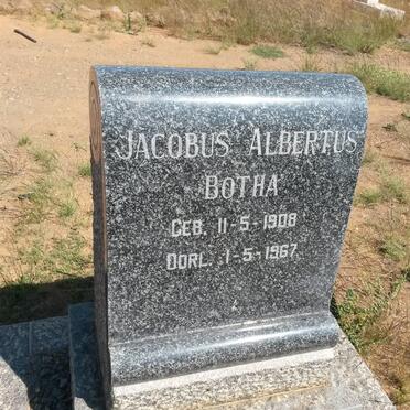 BOTHA Jacobus Albertus 1908-1967