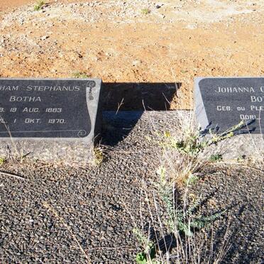 BOTHA Abraham Stephanus 1883-1970 &amp; Johanna Catharina 1887-1952